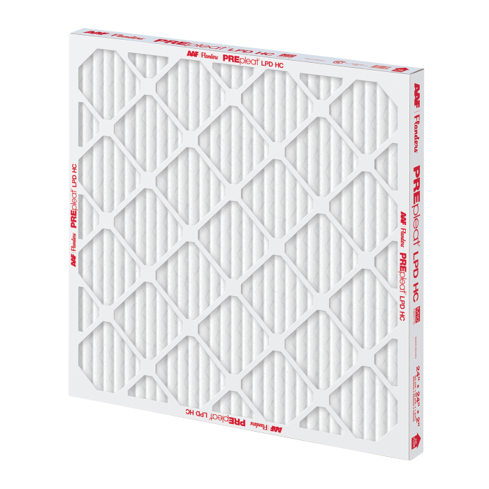 24x30x1 AAF Flanders PREpleat LPD MERV 10 High Capacity (12 Filters)