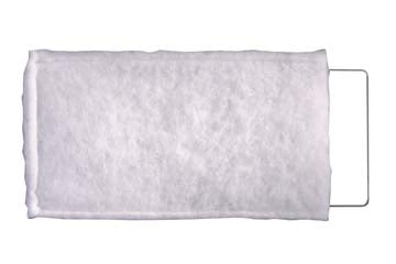 Koch Maxi-Grid slip-on sleeve filter service roll for PTAC, fan coil units, and hotel HVAC; polyester media slips over a replaceable steel wire frame
