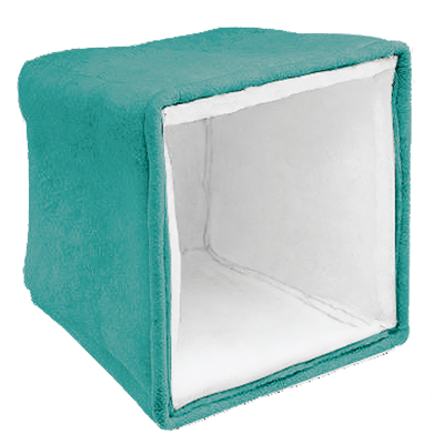 Koch Duo-Cube 3-Ply MERV 8 anti-microbial extended-surface synthetic cube filter with integral steel wire support for HVAC holding frame applications