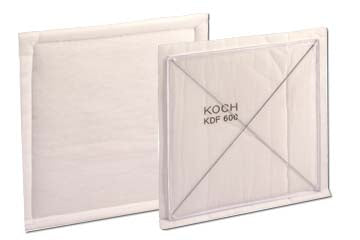 Koch Maxi-Grid 600L externally-supported diffusion media panel filter for crossdraft and downdraft paint spray booths