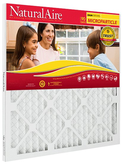 Custom Size NaturalAire Microparticle MERV 10 Air Filter