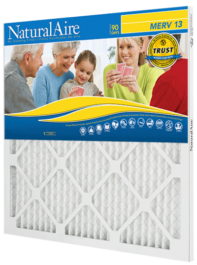 25x25x1 NaturalAire Healthy Ultra MERV 13 Filters (12 pack)