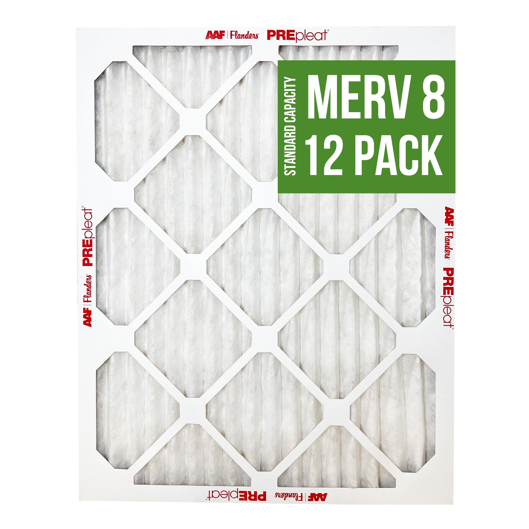 AAF Flanders PREpleat LPD MERV 8 Standard Capacity (12 Filters)