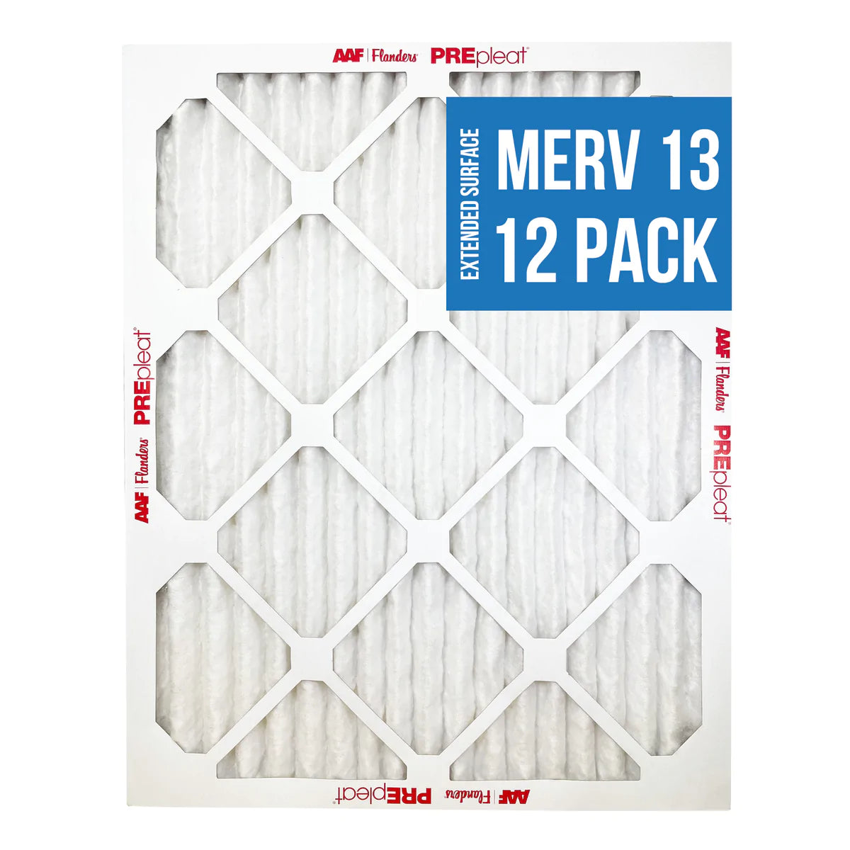 AAF Flanders MERV 13 Extended Surface Pleated Filters Custom Size