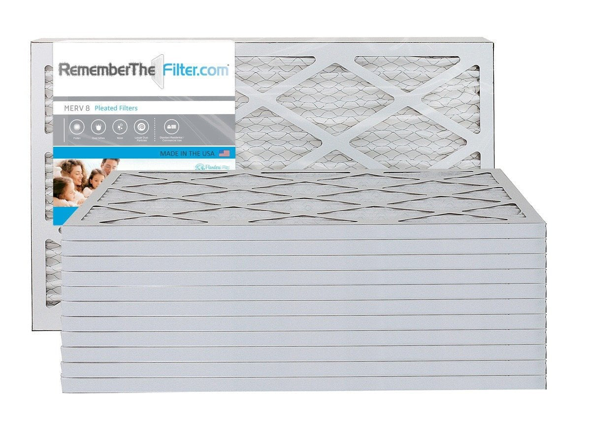 17x17-3/8x1 Exact Pleated MERV 8 Filters (12 pack)