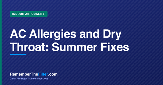 AC Allergies and Dry Throat: Summer Fixes