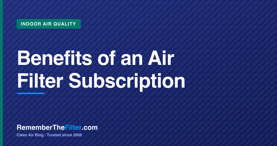 Benefits of an Air Filter Subscription