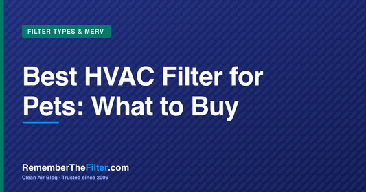 Best HVAC Filter for Pets: What to Buy