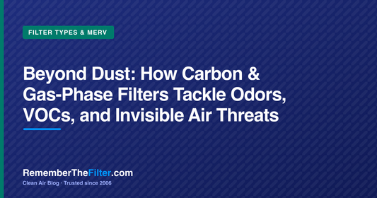 Beyond Dust: How Carbon & Gas-Phase Filters Tackle Odors, VOCs, and Invisible Air Threats
