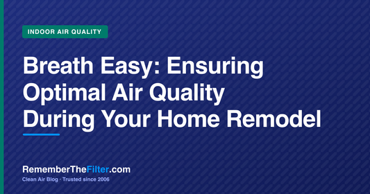 Breath Easy: Ensuring Optimal Air Quality During Your Home Remodel