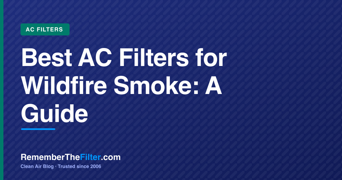Best AC Filters for Wildfire Smoke: A Guide