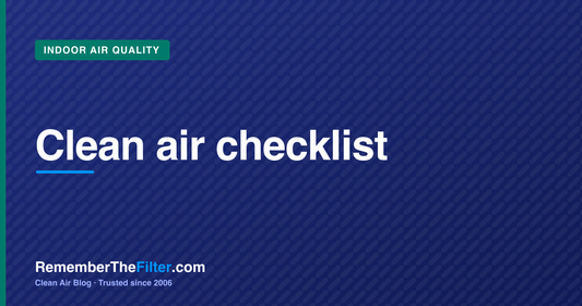 Clean air checklist
