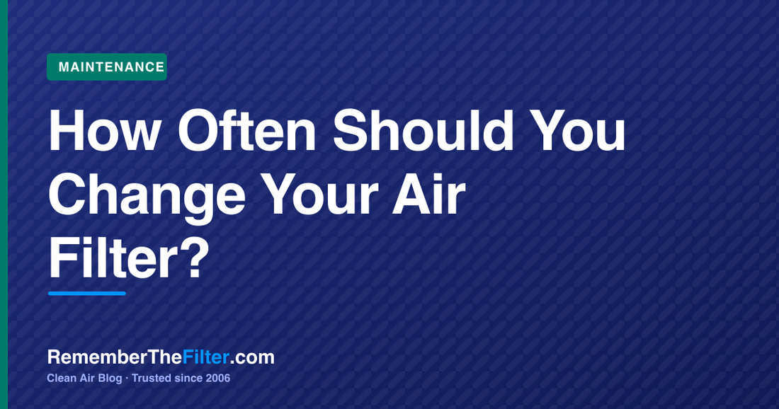 How Often Should You Change Your Air Filter?