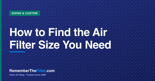 How to Find the Air Filter Size You Need