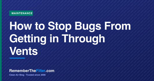 How to Stop Bugs From Getting in Through Vents