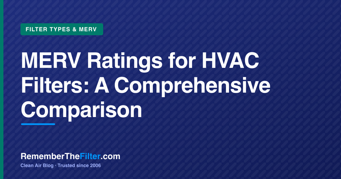 MERV Ratings for HVAC Filters: A Comprehensive Comparison