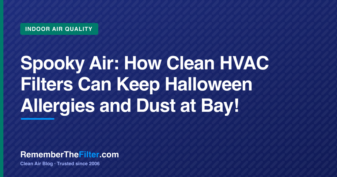 Spooky Air: How Clean HVAC Filters Can Keep Halloween Allergies and Dust at Bay!
