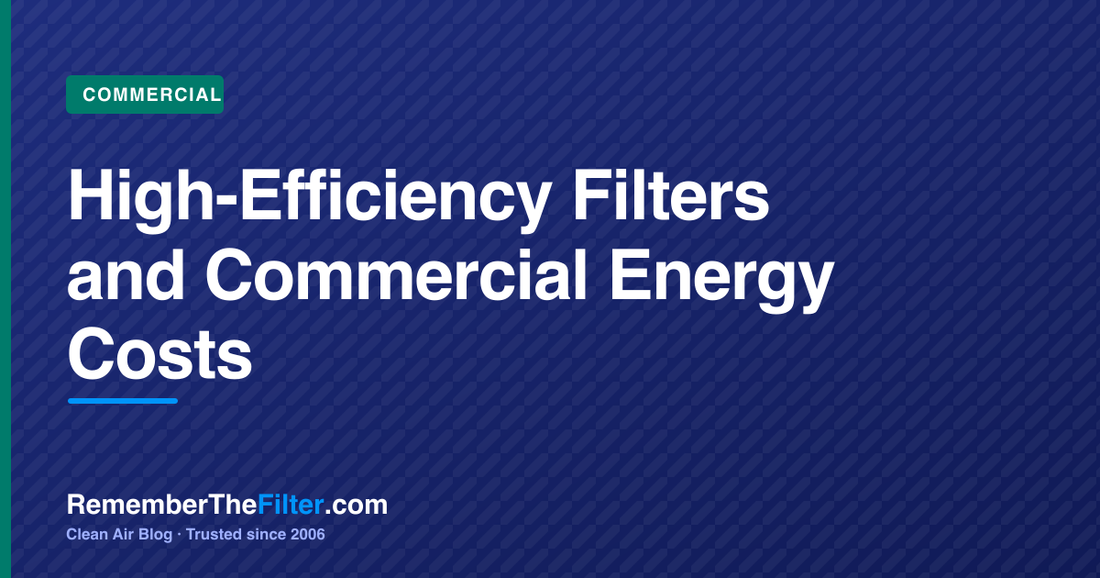 High-Efficiency Filters and Commercial Energy Costs