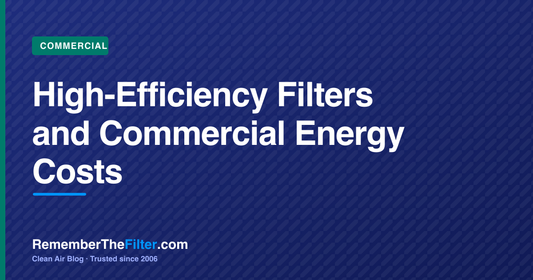 High-Efficiency Filters and Commercial Energy Costs