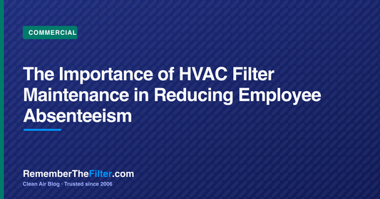 The Importance of HVAC Filter Maintenance in Reducing Employee Absenteeism