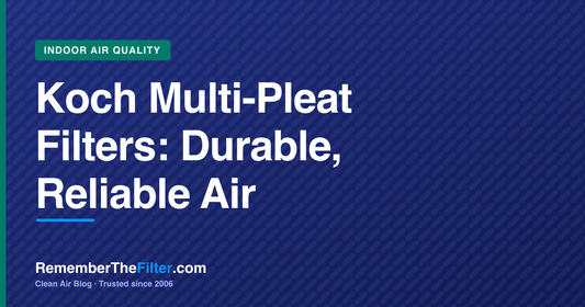 Koch Multi-Pleat Filters: Durable, Reliable Air