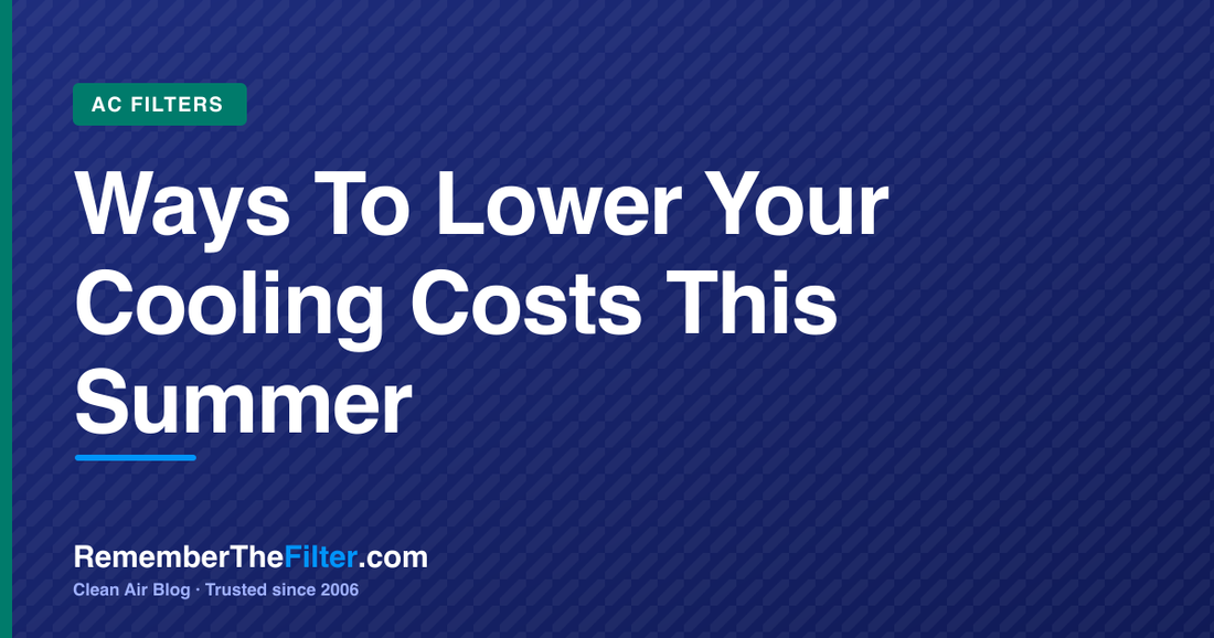 Ways To Lower Your Cooling Costs This Summer