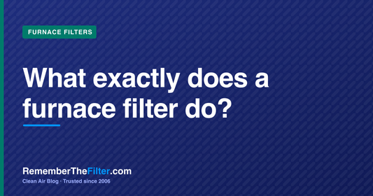 What exactly does a furnace filter do?