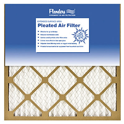 20x20x1 AAF Flanders Basic Pleated MERV 6 Air Filters 81555.012020 (12 pack)