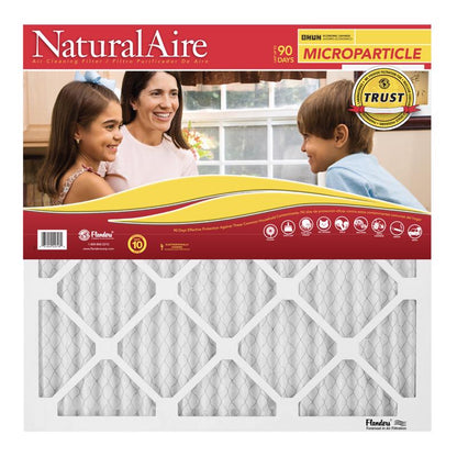 24x24x1 NaturalAire Microparticle MERV 10 (12 Filters)