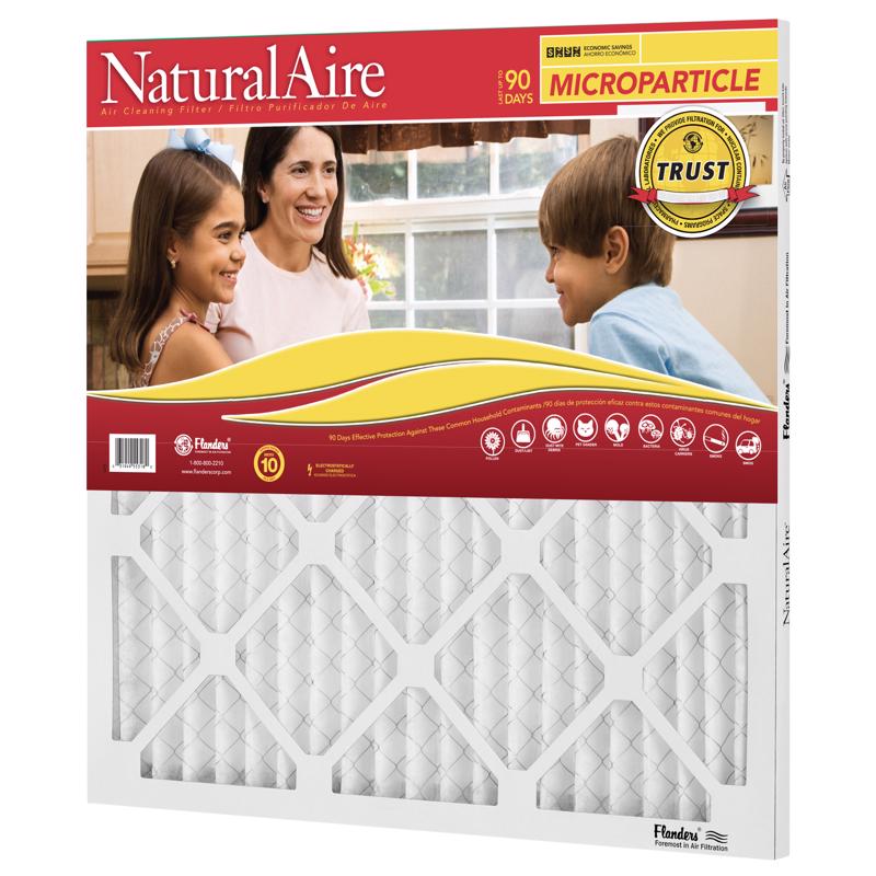 24x24x1 NaturalAire Microparticle MERV 10 (12 Filters)