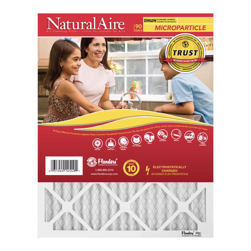 16x20x1 NaturalAire Microparticle MERV 10 (12 Filters)