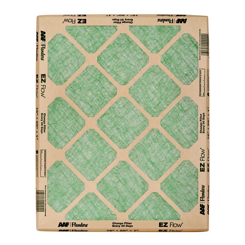 16x20x1 Flanders Nested Glass EZ-Green Filter (24 Filters)