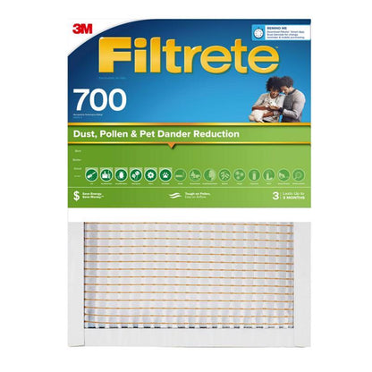 Filtrete™ Dust Reduction Filter (MPR 700 / MERV 8) — Front view