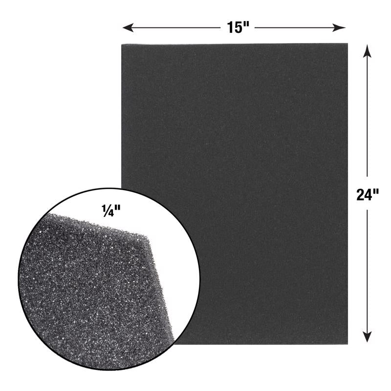 15x24x1/4 Naturalaire Kwik Kut Foam Filter KK500 - 24 pack