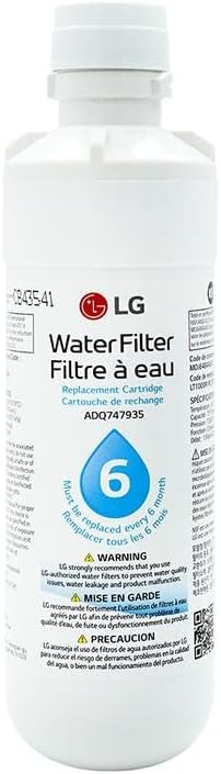 LG LT1000P Replacement Refrigerator Water Filter ADQ74793501, ADQ75795105, AGF80300704, or AGF80300705