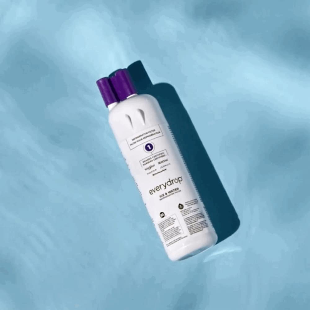 EveryDrop by Whirlpool Ice and Water Refrigerator Filter 1, EDR1RXD1, Purple