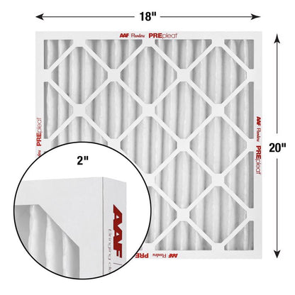 18x20x2 AAF Flanders PREpleat LPD MERV 10 Standard Capacity (12 Filters)