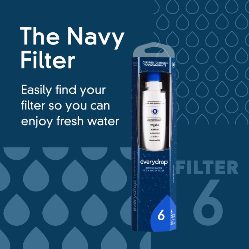Whirlpool EveryDrop Filter 6 Refrigerator Replacement Filter For Whirlpool Filter 6 - view 3