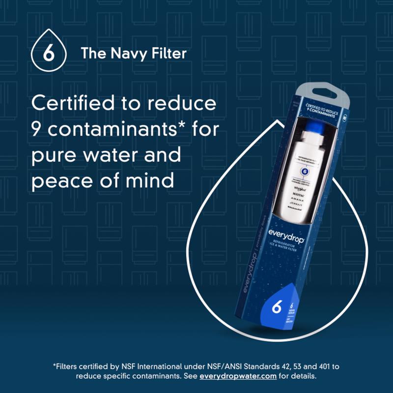 Whirlpool EveryDrop Filter 6 Refrigerator Replacement Filter For Whirlpool Filter 6 - view 4