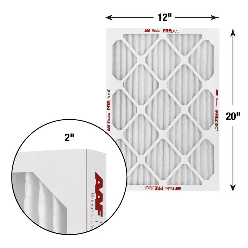 12x20x2 AAF Flanders PREpleat LPD MERV 10 Standard Capacity 80055.021220 (12 Filters)