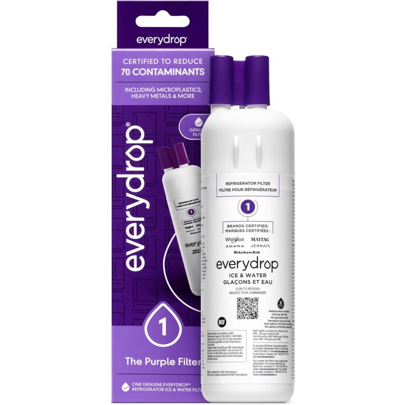 Whirlpool EveryDrop Refrigerator Replacement Filter For Whirlpool Filter 1