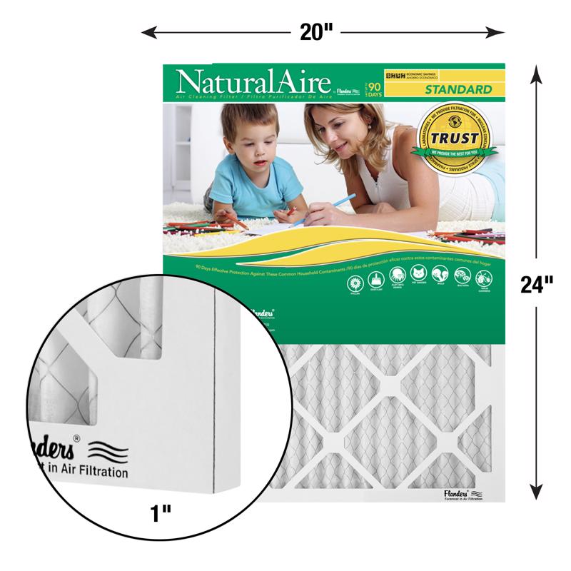 20x24x1 NaturalAire Standard MERV 8 (12 Filters)