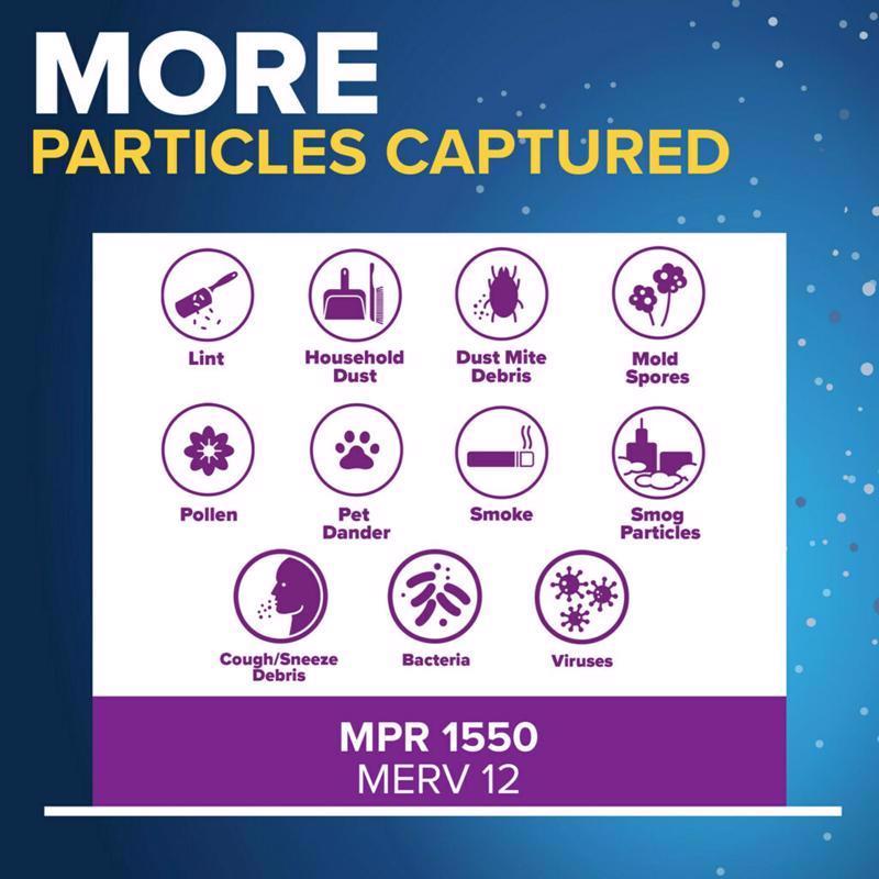 Filtrete™ Healthy Living Deep Filter (MPR 1550) — View 6
