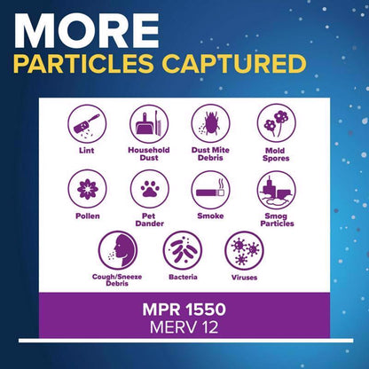 Filtrete™ Healthy Living Deep Filter (MPR 1550) — View 6