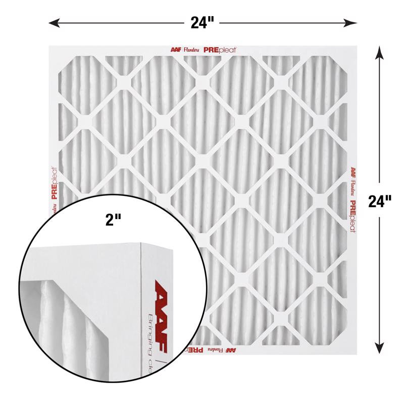 24x24x2 AAF Flanders PREpleat LPD MERV 10 High Capacity 80255.022424 (12 Filters)