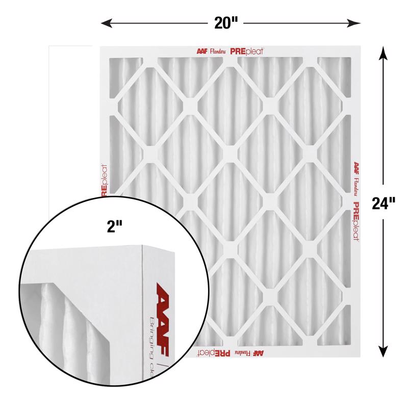 20x24x2 AAF Flanders PREpleat M11 MERV 11 Standard Capacity 85655.022024M11 (12 Filters)