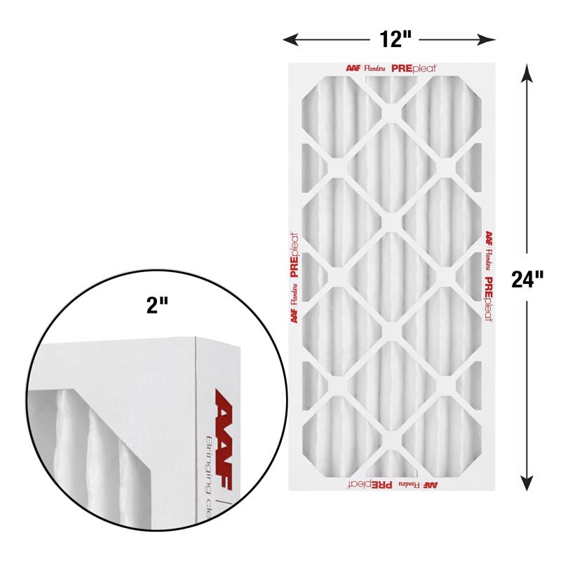 12x24x2 AAF Flanders PREpleat M11 MERV 11 Standard Capacity (12 Filters)