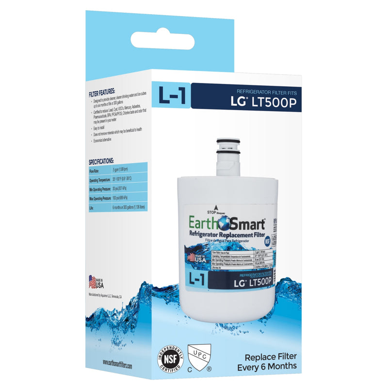 EarthSmart L-1 Refrigerator Replacement Filter For LG LT500P - view 3