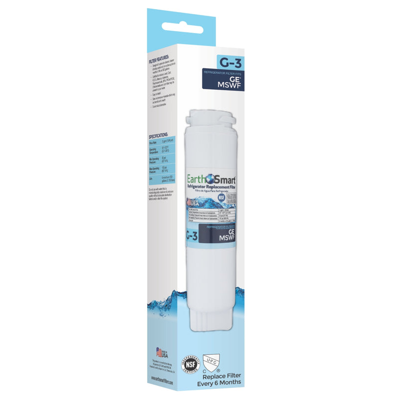 EarthSmart G-3 Refrigerator Replacement Filter For GE MSWF - view 3