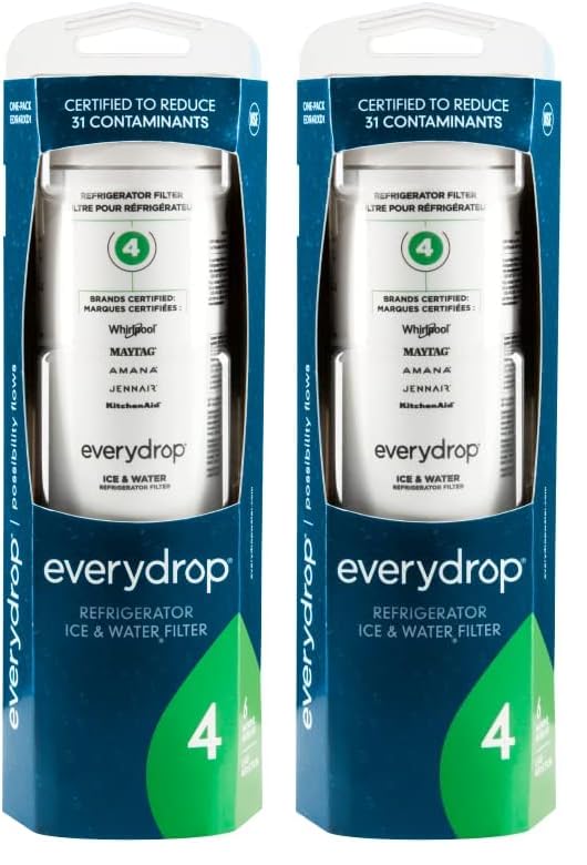 EveryDrop by Whirlpool Ice and Water Refrigerator Filter 4, EDR4RXD1